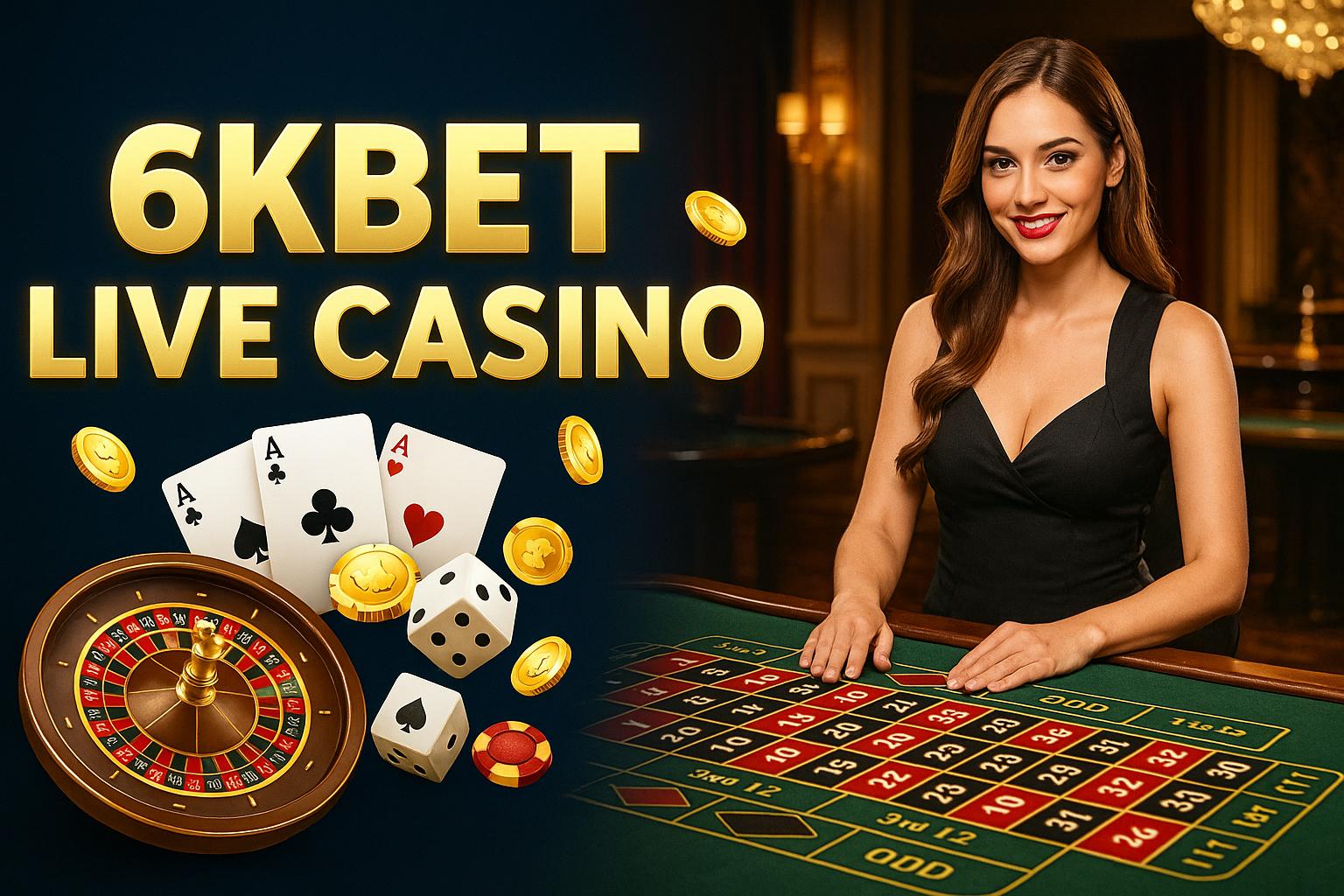 O 6KBET Live Casino lança promoções regularmente