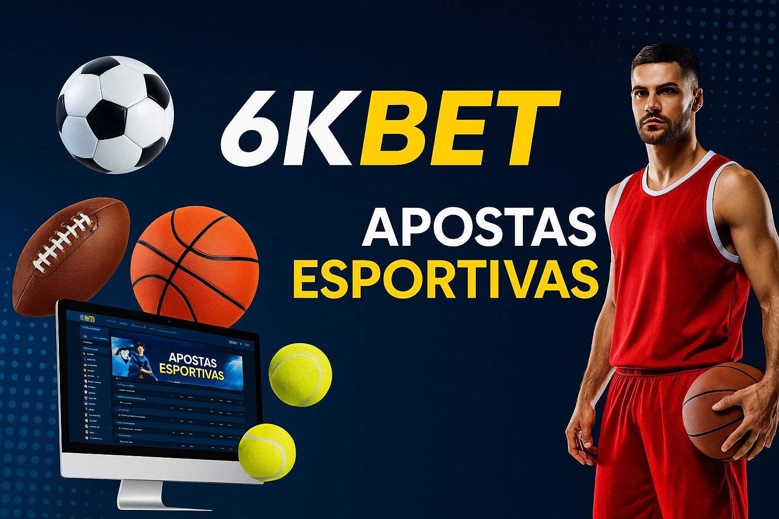 Aposte em apostas esportivas no cassino online 6KBET
